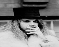 Leon Russell smoking